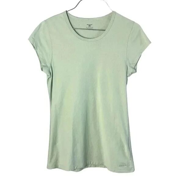 Patagonia Tops - Patagonia Women’s Size Medium Simply Organic Tee in Light Green